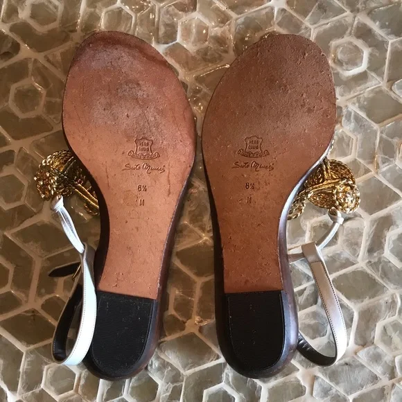 FABULOUS Sesto Meucci Italian embellished ‘Want’ sandals - Picture 4 of 6